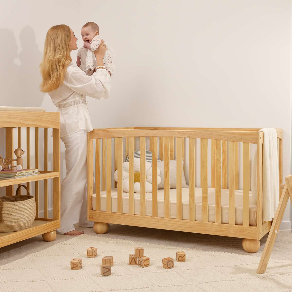 Blake Natural Four Piece Nursery Furniture Set - Mocka New Zealand