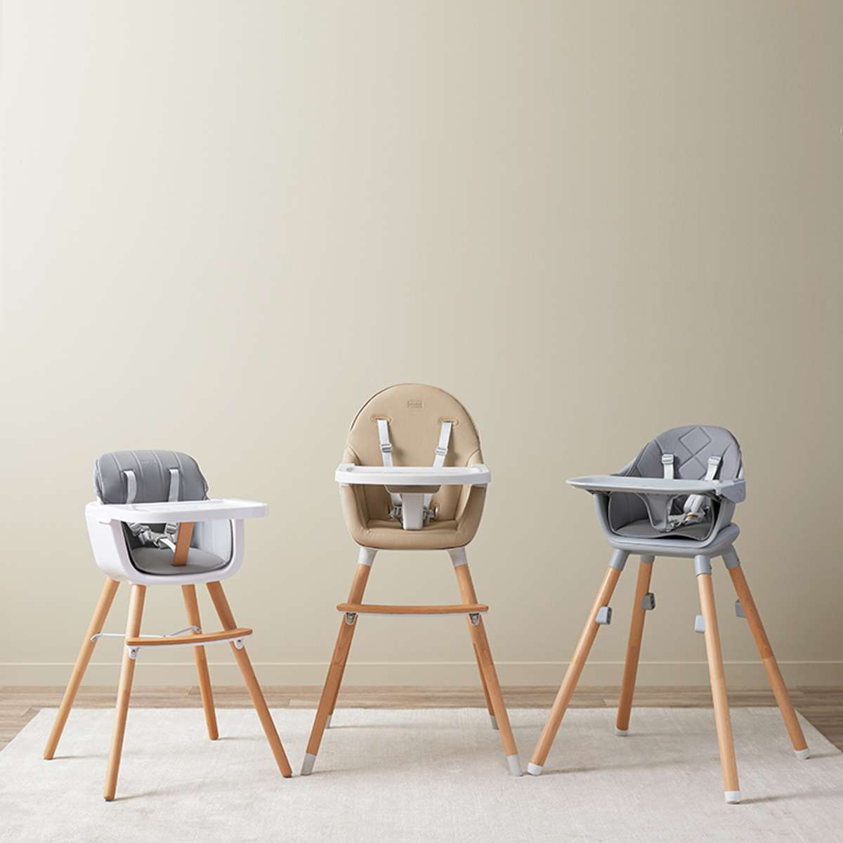 Aiden Highchair - Latte | Baby | Mocka NZ