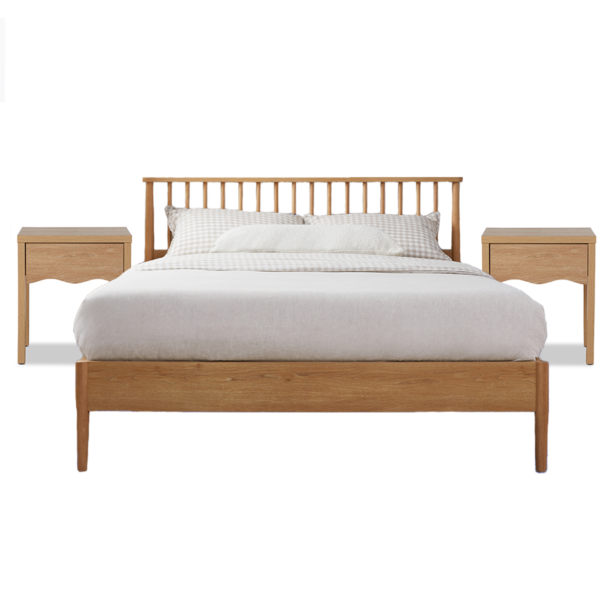 Napier Natural Three Piece Bedroom Set - Mocka New Zealand