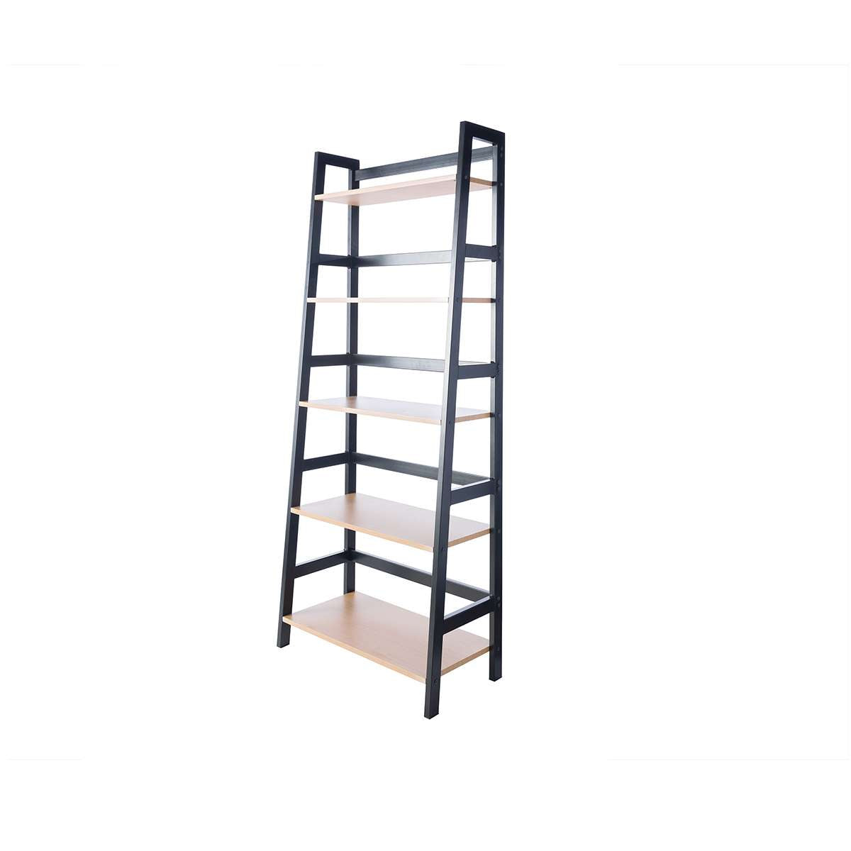 Neat Homes with Porto Range Five-Shelf Bookcase - Mocka