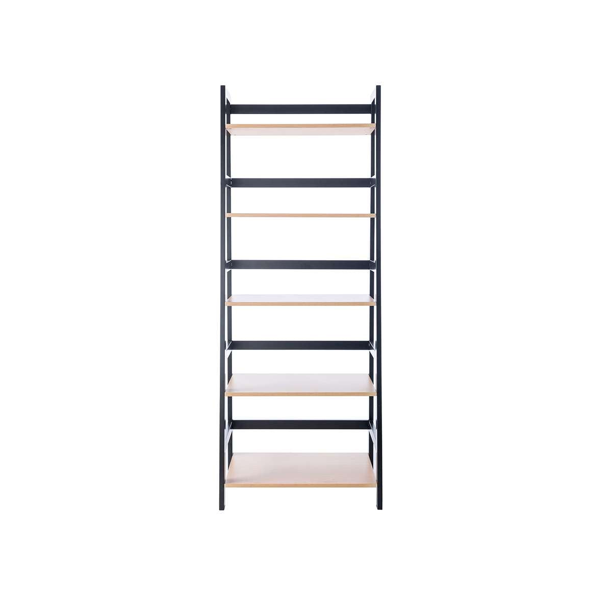 Neat Homes with Porto Range Five-Shelf Bookcase - Mocka