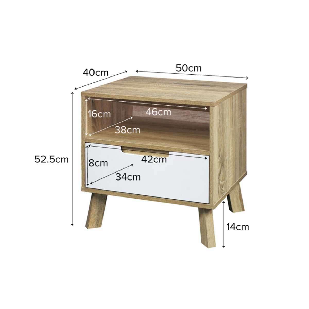 Chelsea Bedside Table For The Modern Bedroom - Mocka