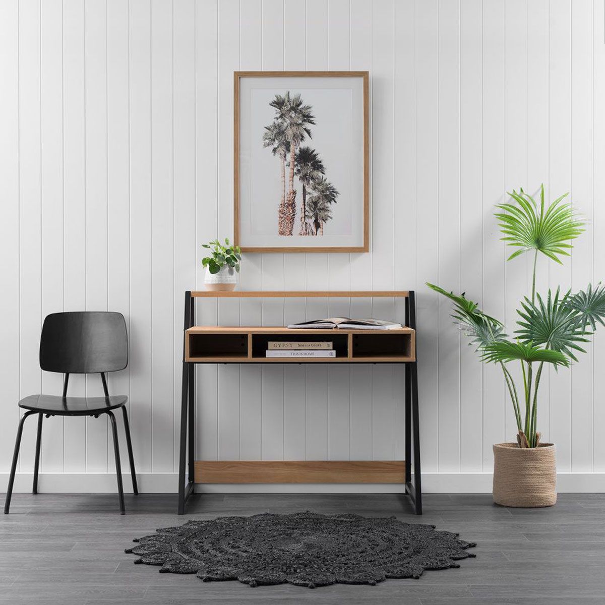 Porto Desk In Black - Explore Desks Online At Mocka