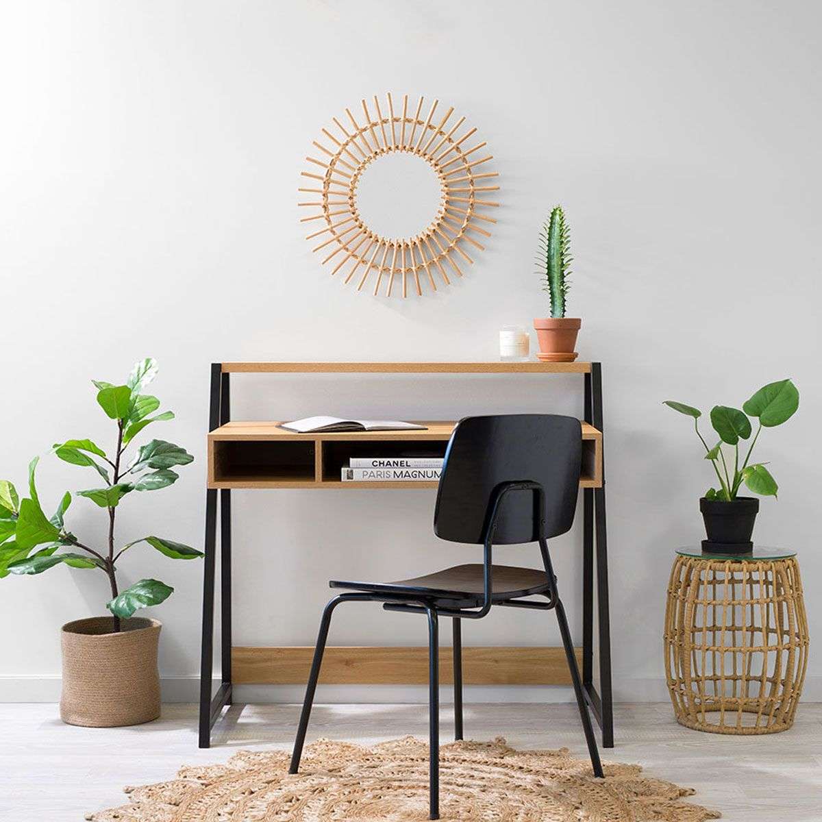 Porto Desk In Black - Explore Desks Online At Mocka