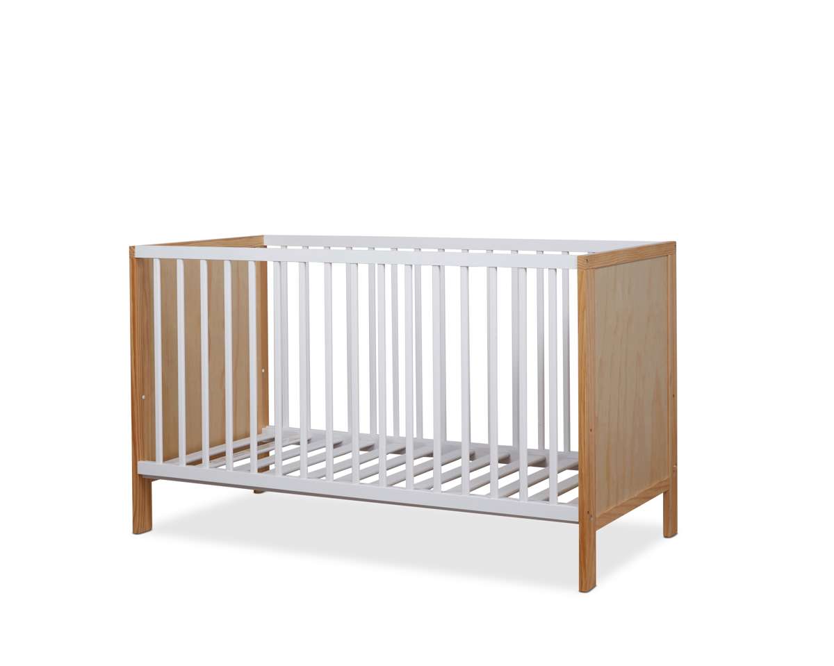 Aspiring Classic Cot - White/Natural - Mocka New Zealand