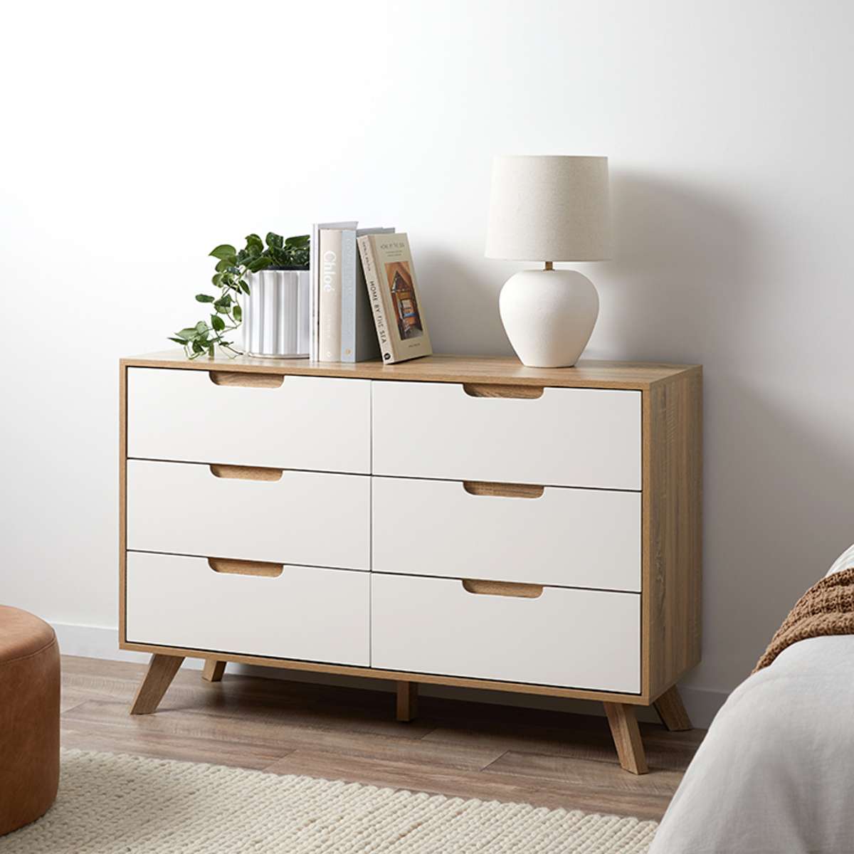 Chelsea Six Drawer For The Modern Bedroom - Mocka