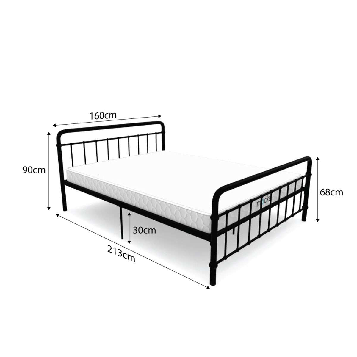 Sonata Queen Bed For The Modern Bedroom - Mocka