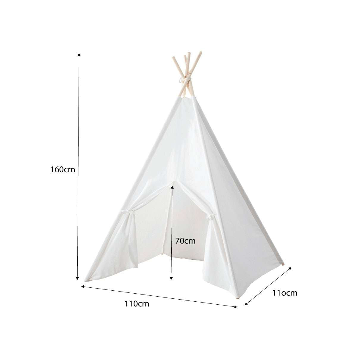 Henley Teepee in Natural - Shop at Mocka