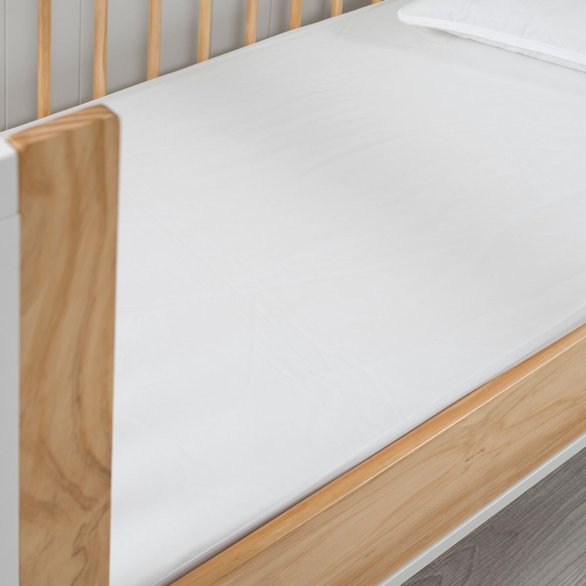 Mocka Cot Mattress Protector - Nursery Cot Bedding