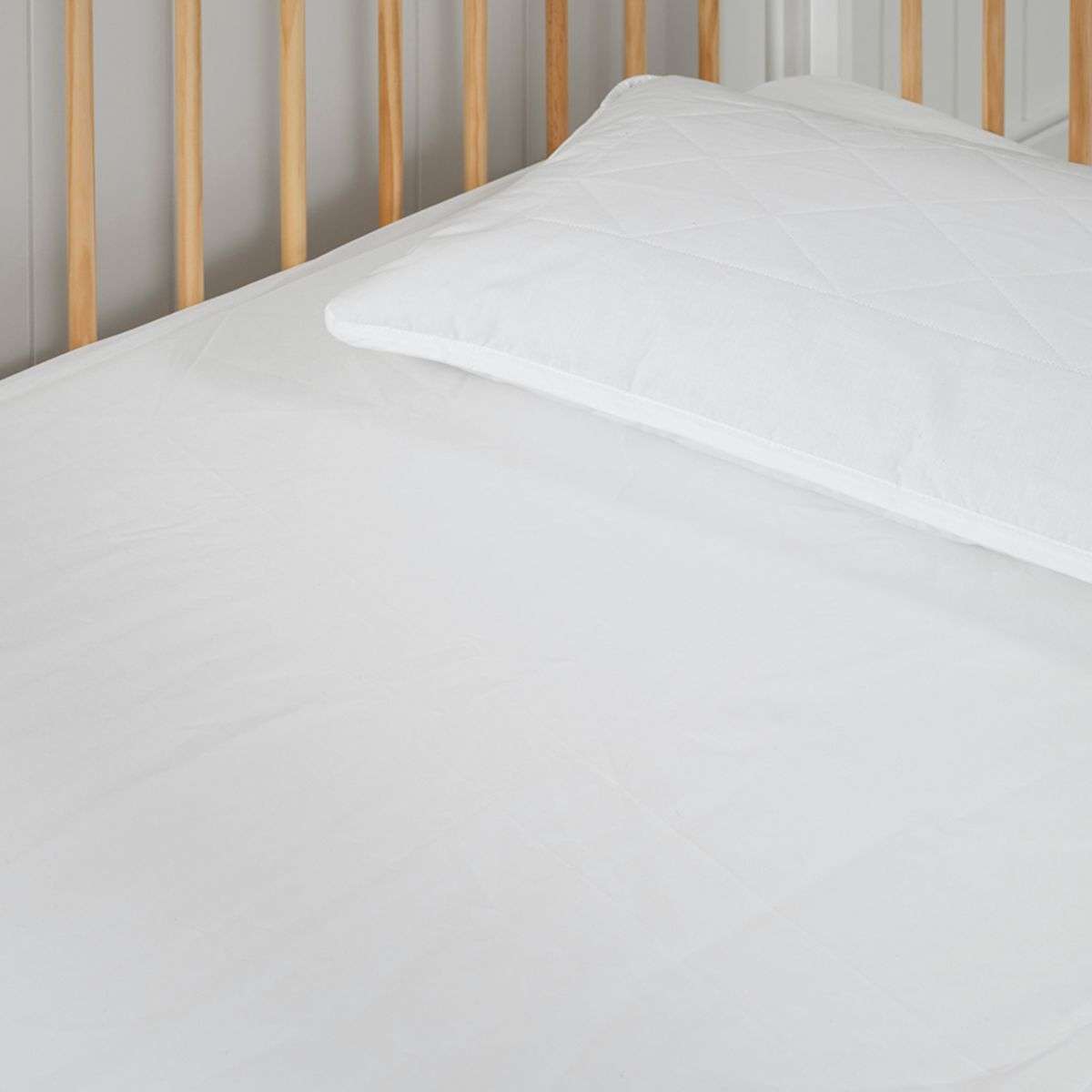 Mocka Cot Mattress Protector - Nursery Cot Bedding