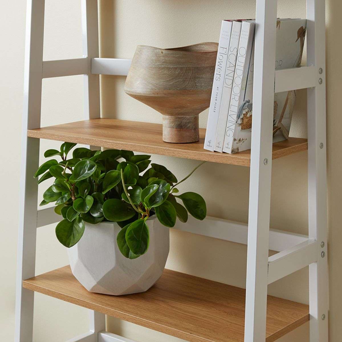 Mocka Porto Five Shelves White | Contemporary Shelving Unit