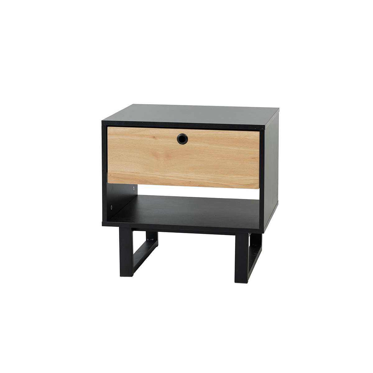 Parker Bedside Table - Black - Mocka New Zealand