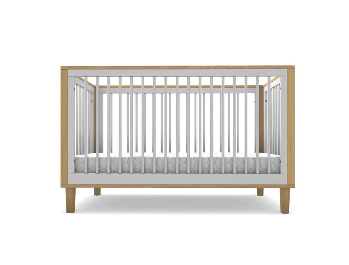 Mocka Tahoe Cot - White/Natural | Baby Cots