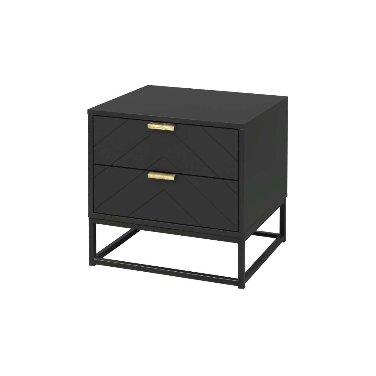 Inca Bedside Table - Black | Bedroom Furniture