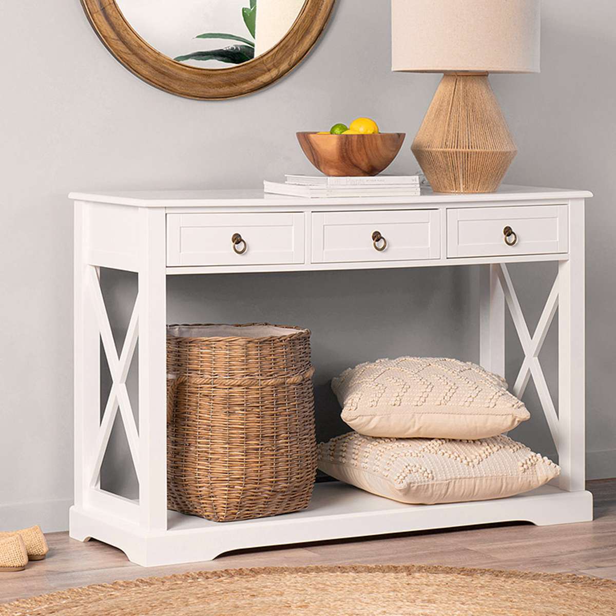 Hamptons Console Table - Home Furniture | Mocka NZ