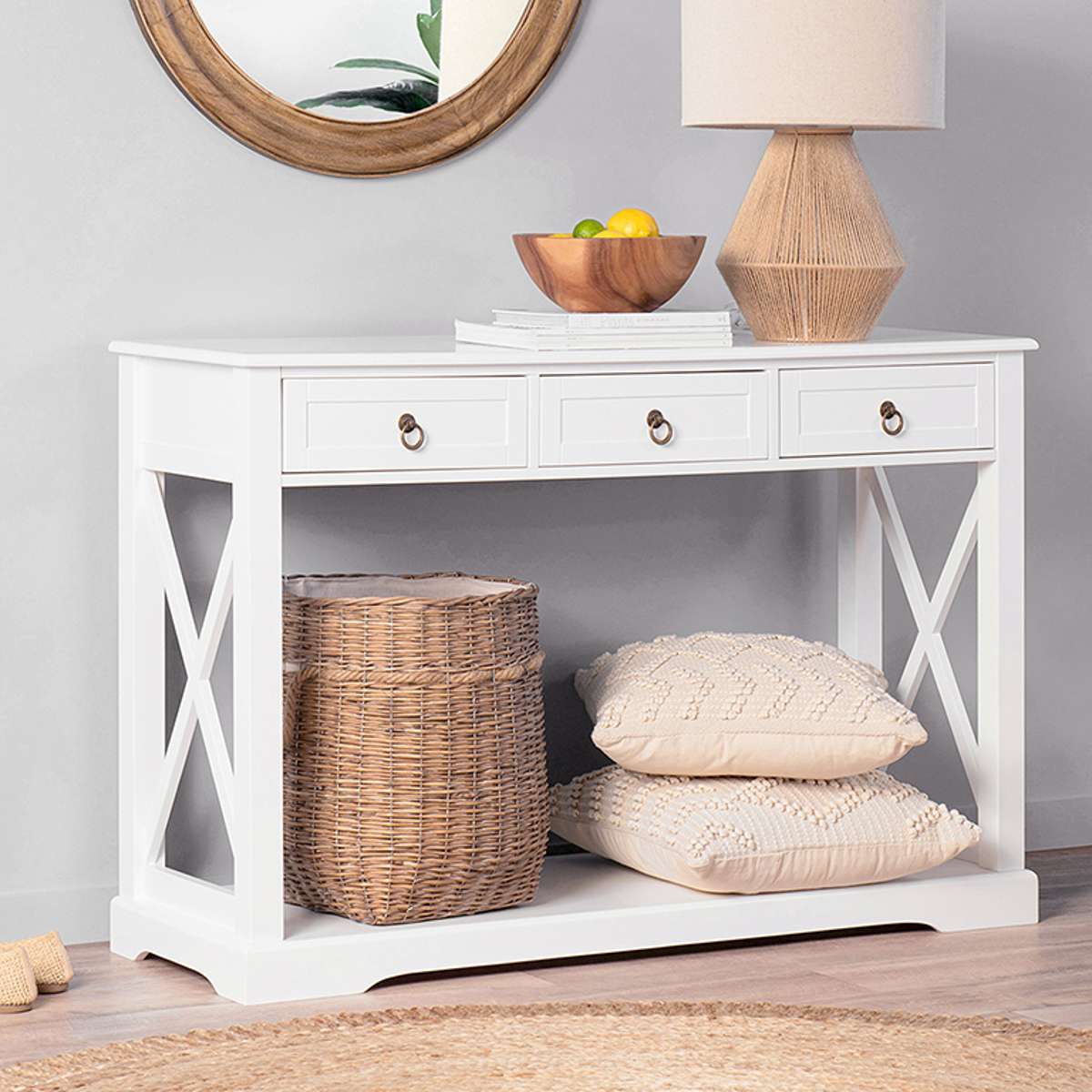 Hamptons Console Table - Home Furniture | Mocka NZ