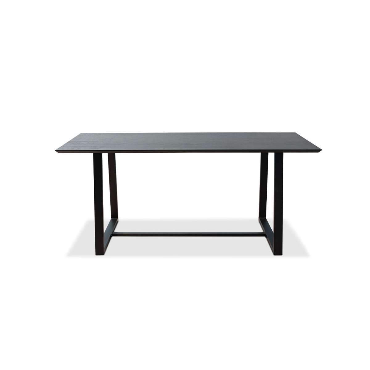 Zander 6 Seater Dining Table - Black | Dining Furniture