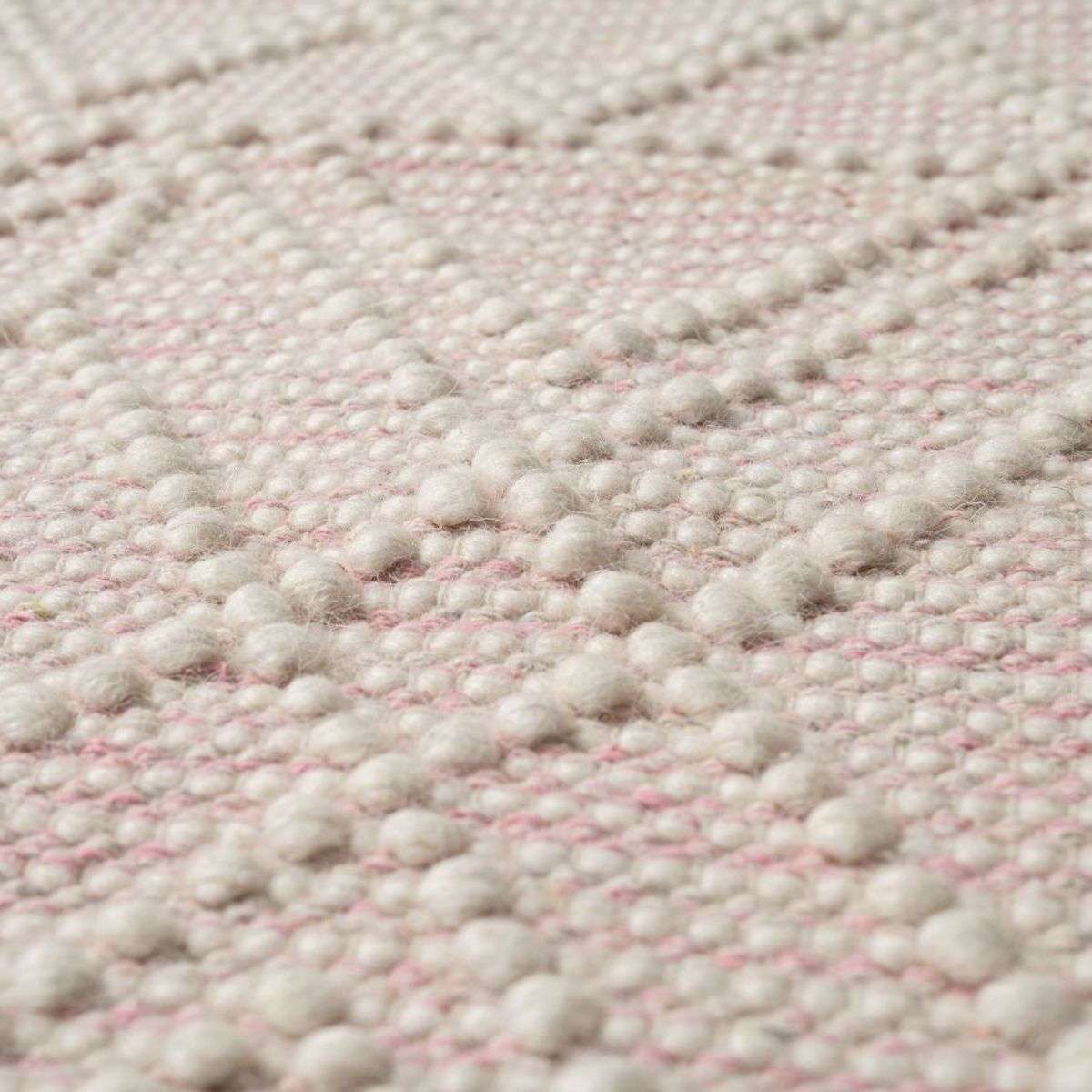 Greta Floor Rug - Natural/Pink - Large | Large Floor Rugs