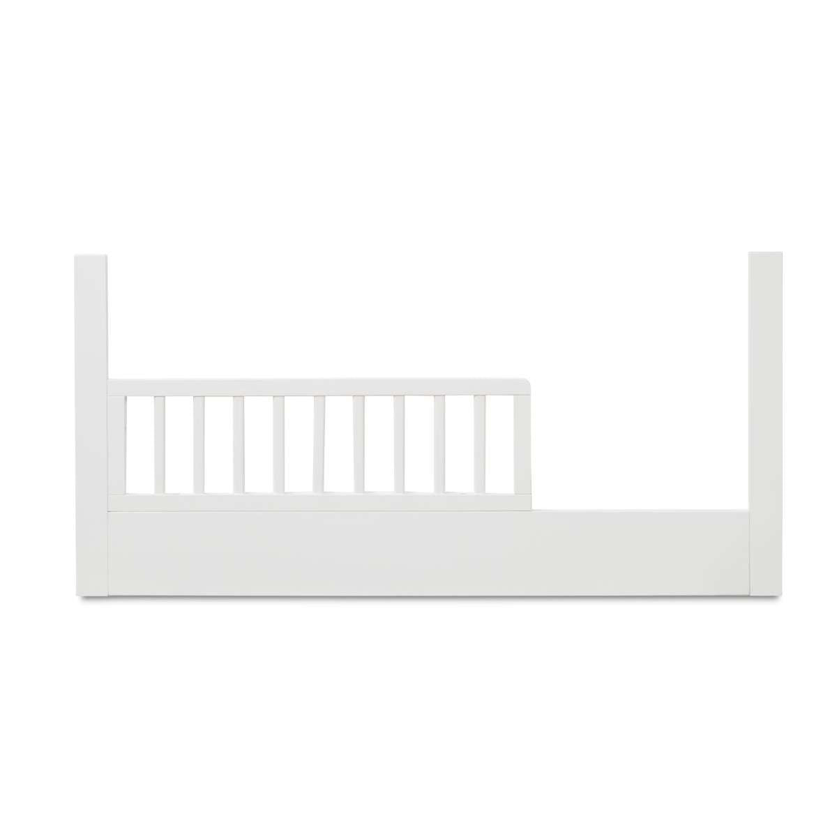 Aspiring Cot Toddler Bed Half Frame - White | Mocka NZ