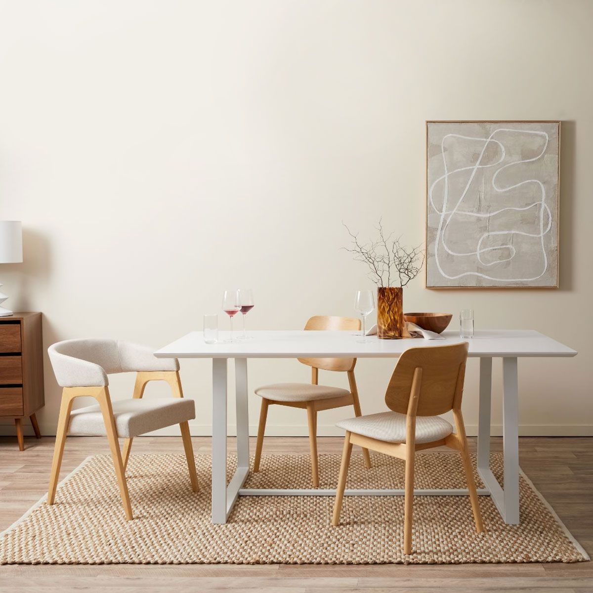 Mocka dining table and chairs sales