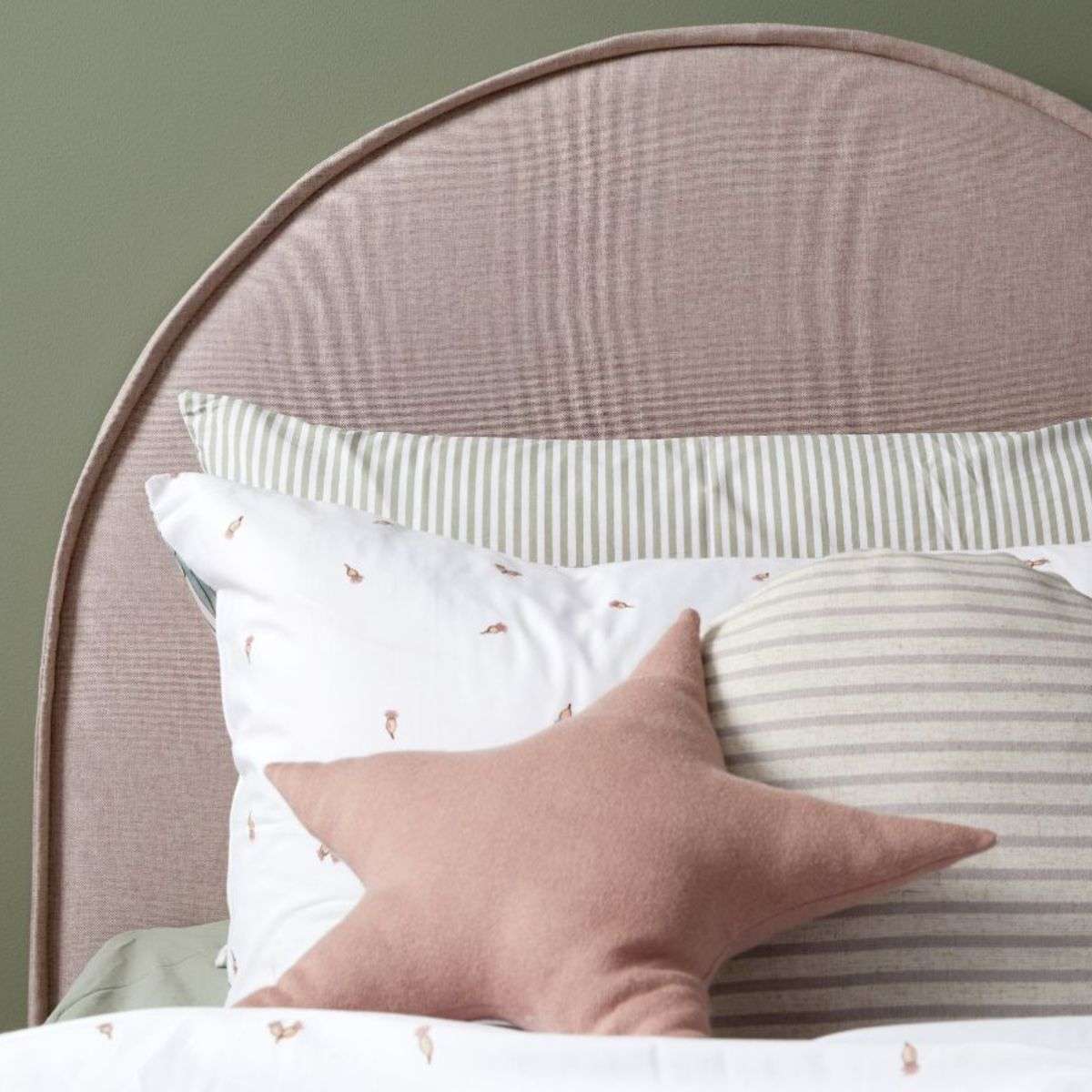 Imogen King Single Bed - Dusty Pink | Kids Bedroom Furniture