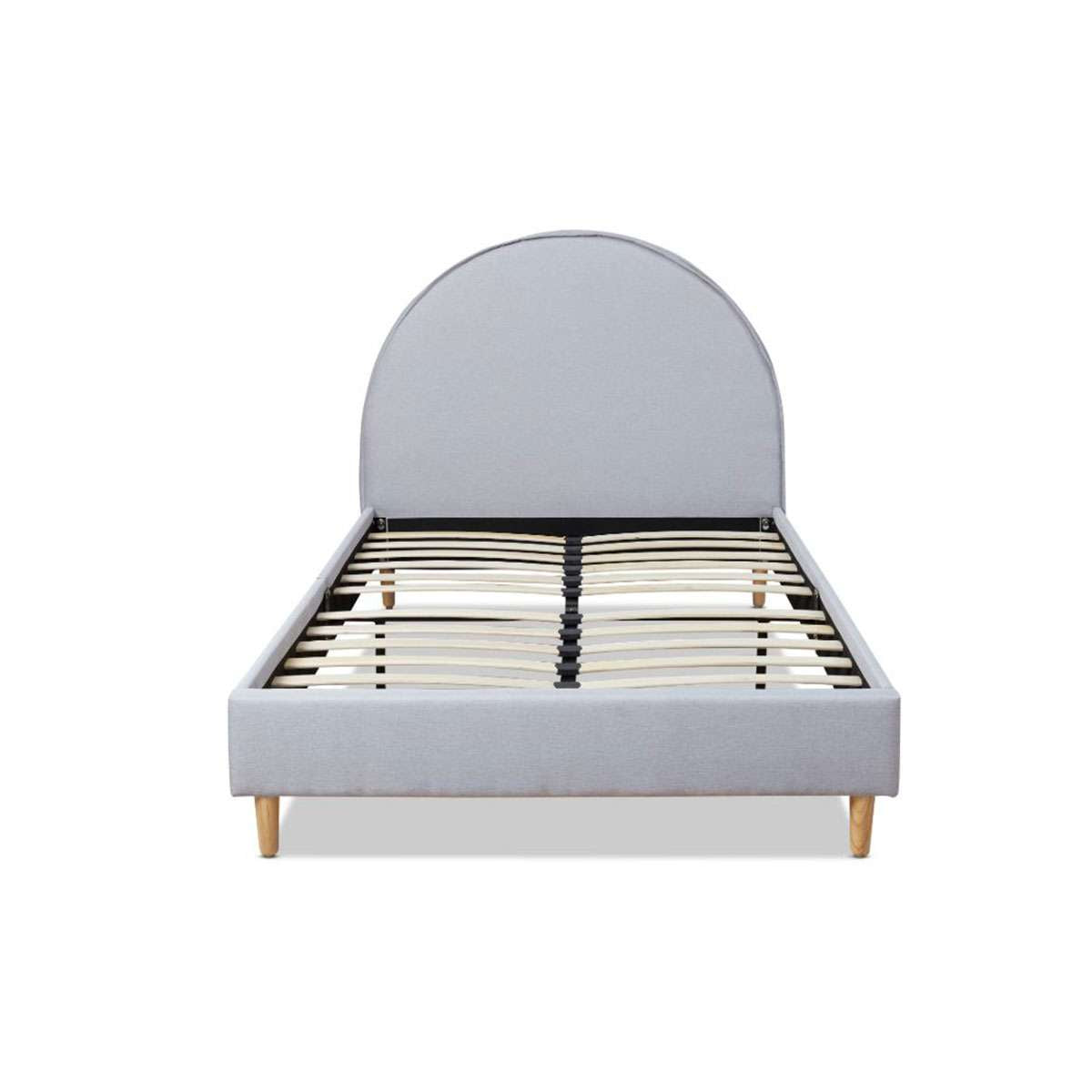 Imogen King Single Bed Light Grey | Beds & Bedroom Furniture