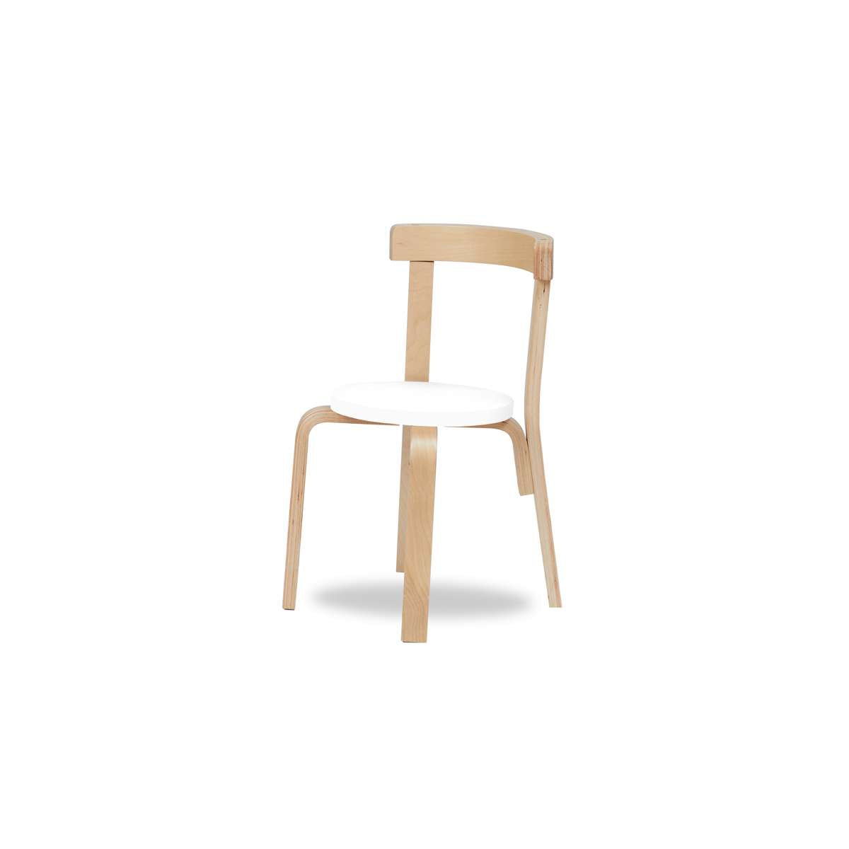 Hudson Kids Chair - Set of 2 - White/Natural - Mocka New Zealand