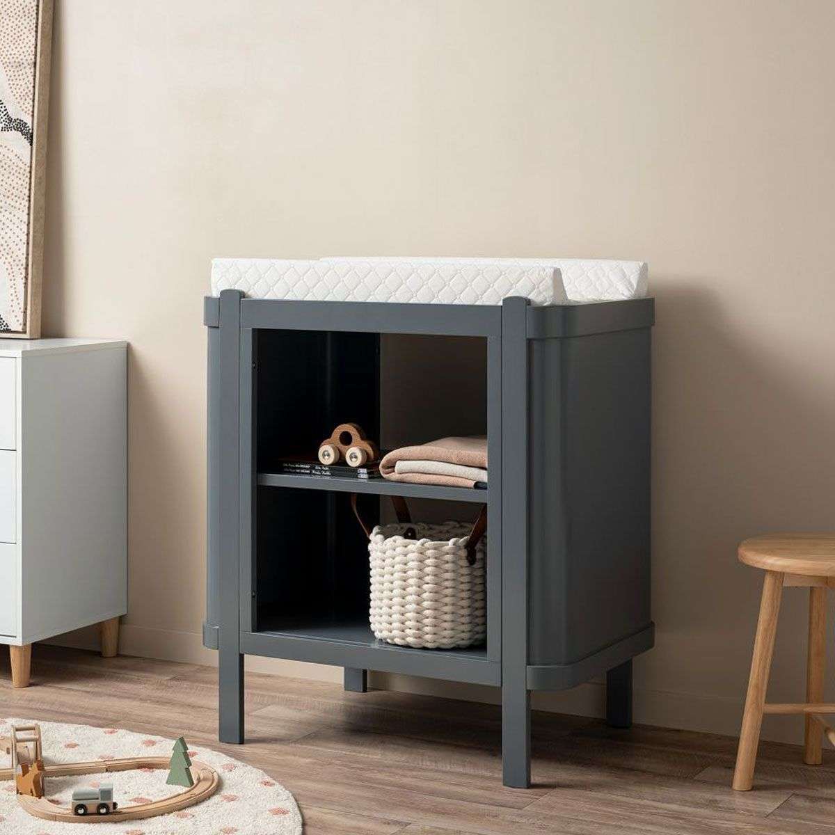 Orlando Change Table - Charcoal | Nursery Furniture