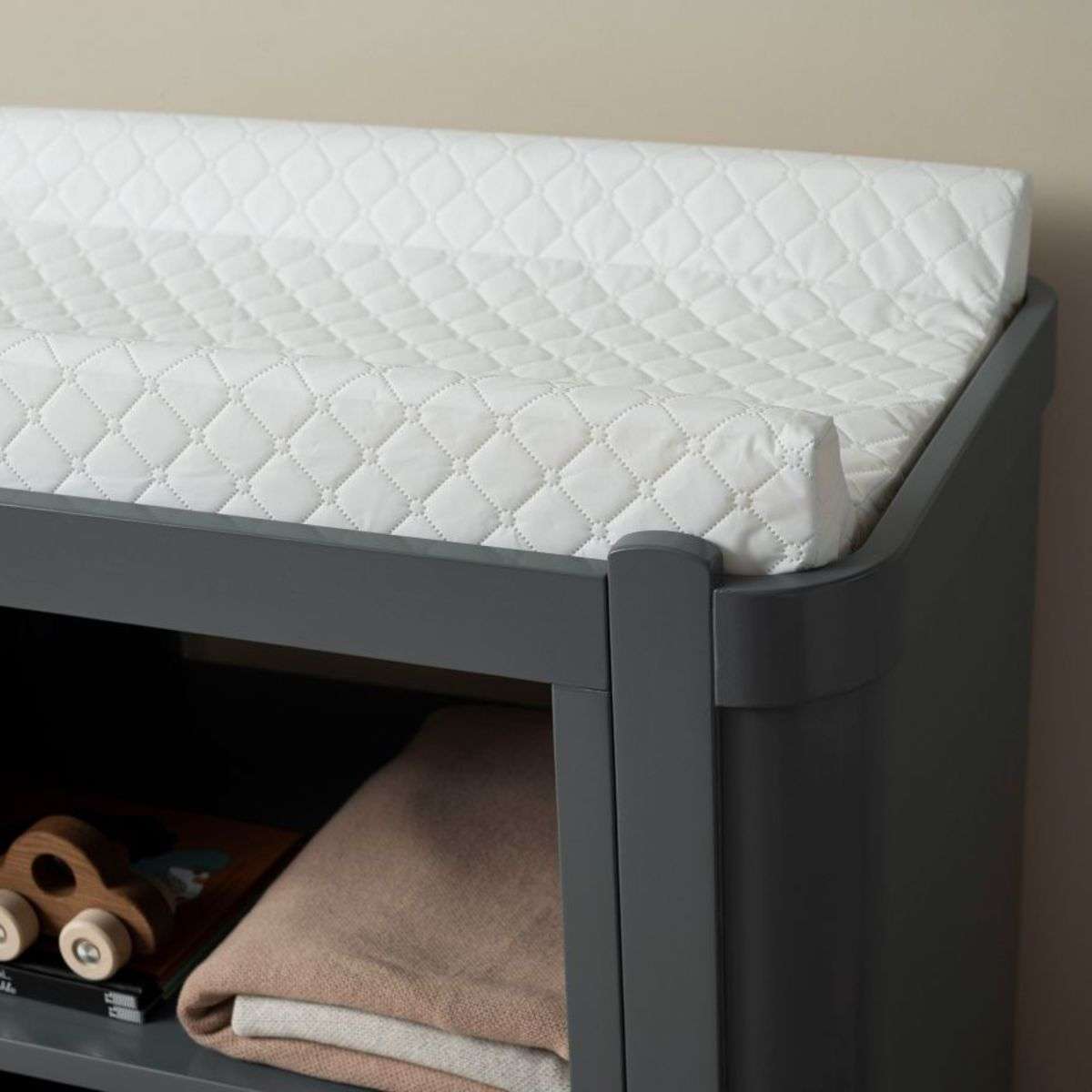 Orlando Change Table - Charcoal | Nursery Furniture