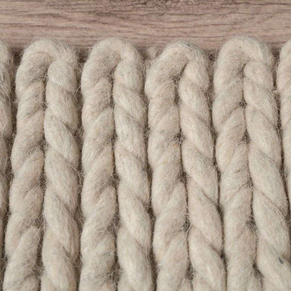 Charlotte Braided Wool Rug - Large - Natural Marle | Decor