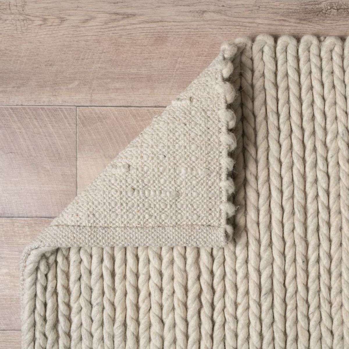 Charlotte Braided Wool Rug - Large - Natural Marle | Decor