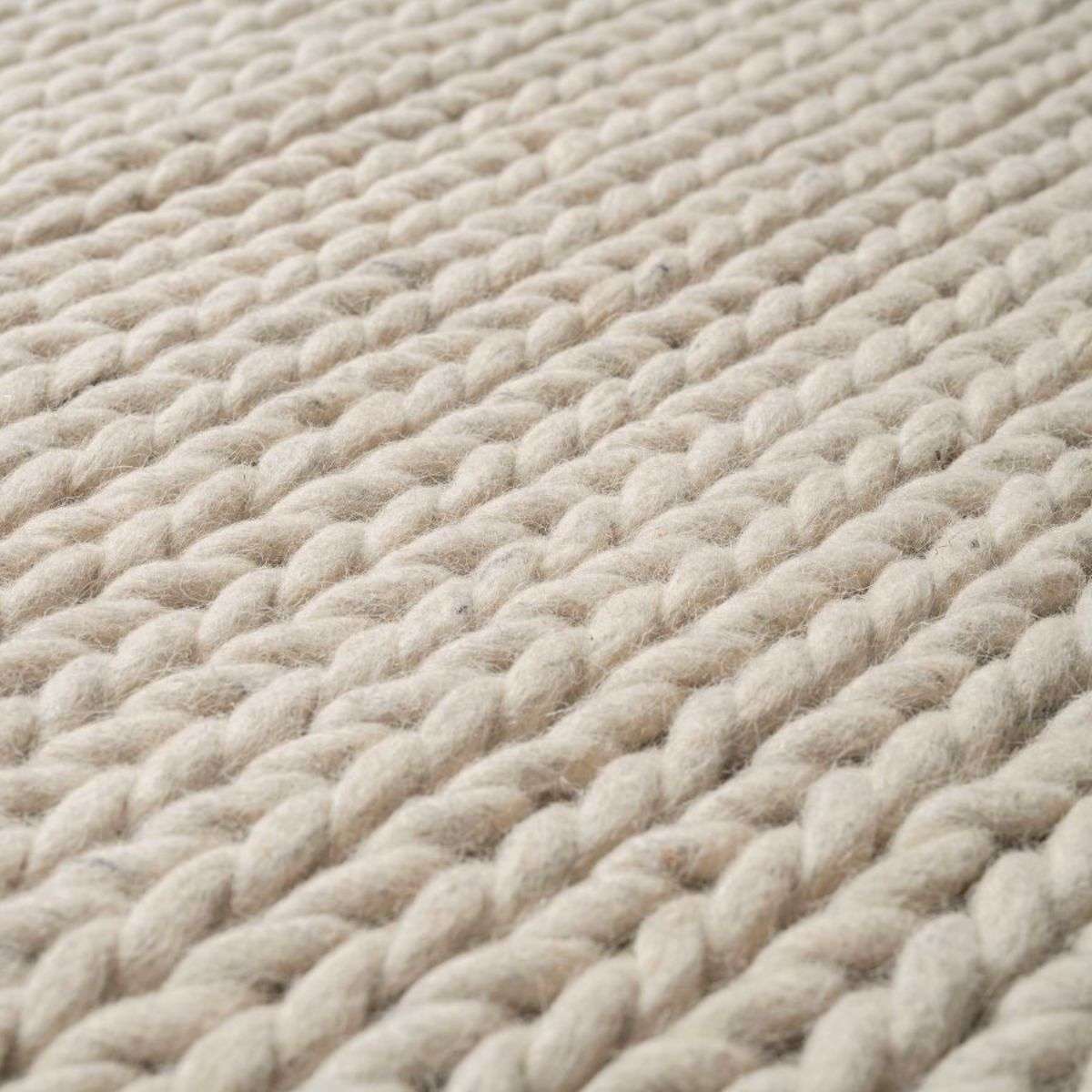 Charlotte Braided Wool Rug - Large - Natural Marle | Decor