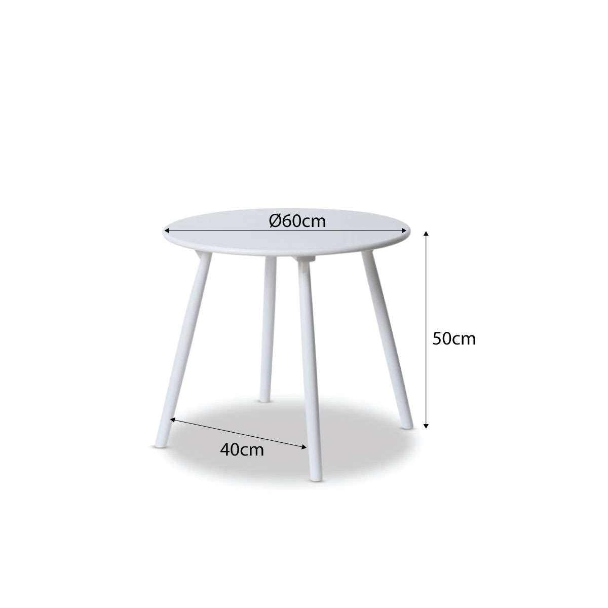 White round children's table online
