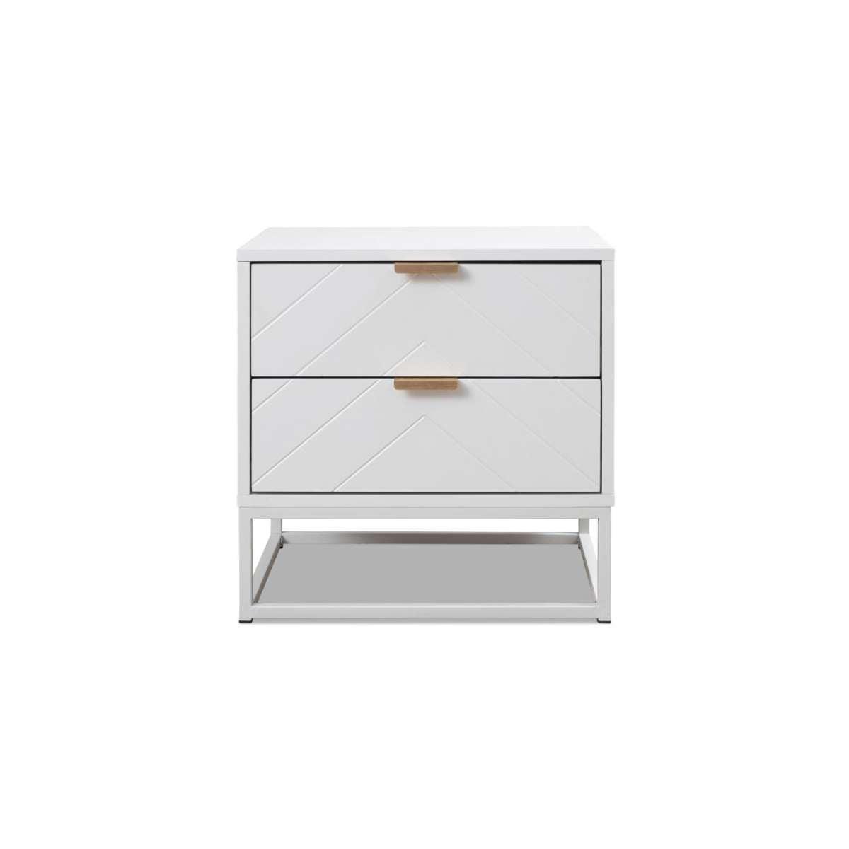 Inca Bedside Table - White | Bedroom Furniture | Mocka NZ