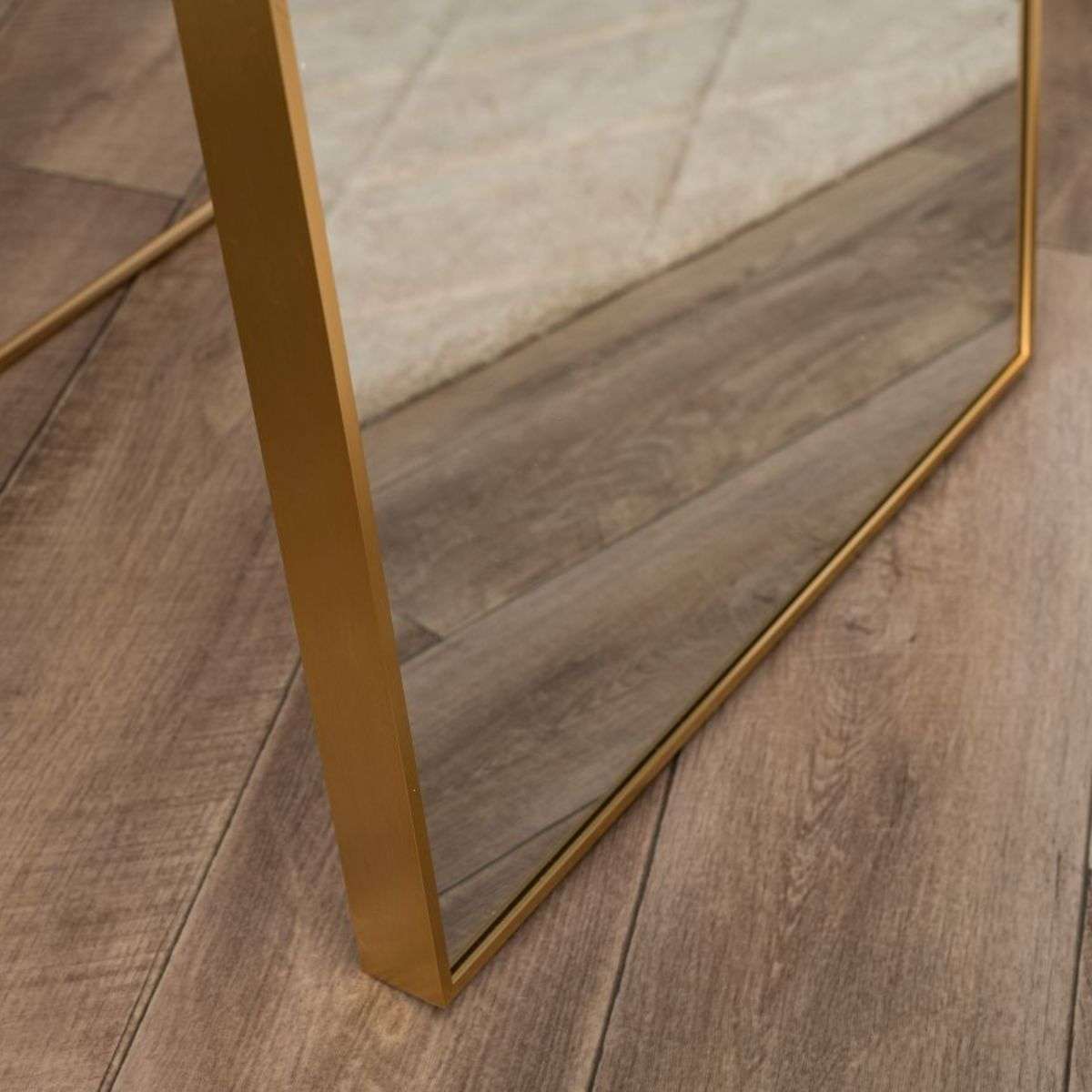 Jackson Metal Full Length Freestanding Mirror - Gold | Décor