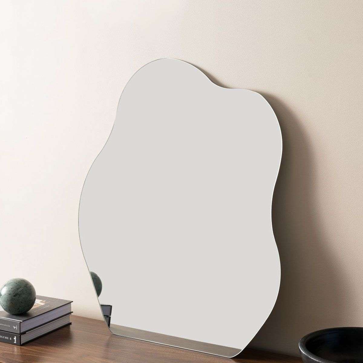 Omari Frameless Pond Shaped Mirror | Decor | Mocka NZ