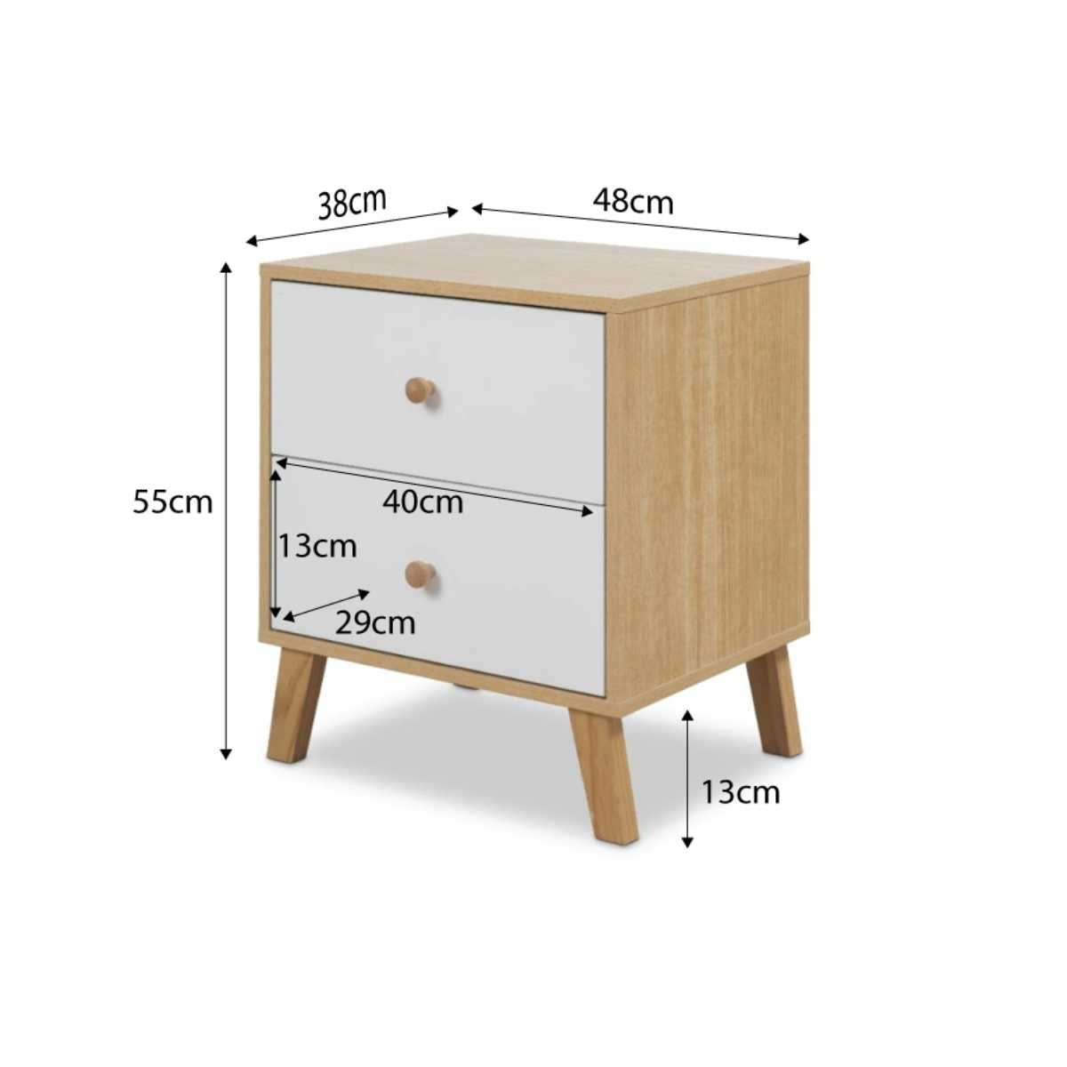 Aspen Bedside Table | Bedroom Furniture | Mocka NZ