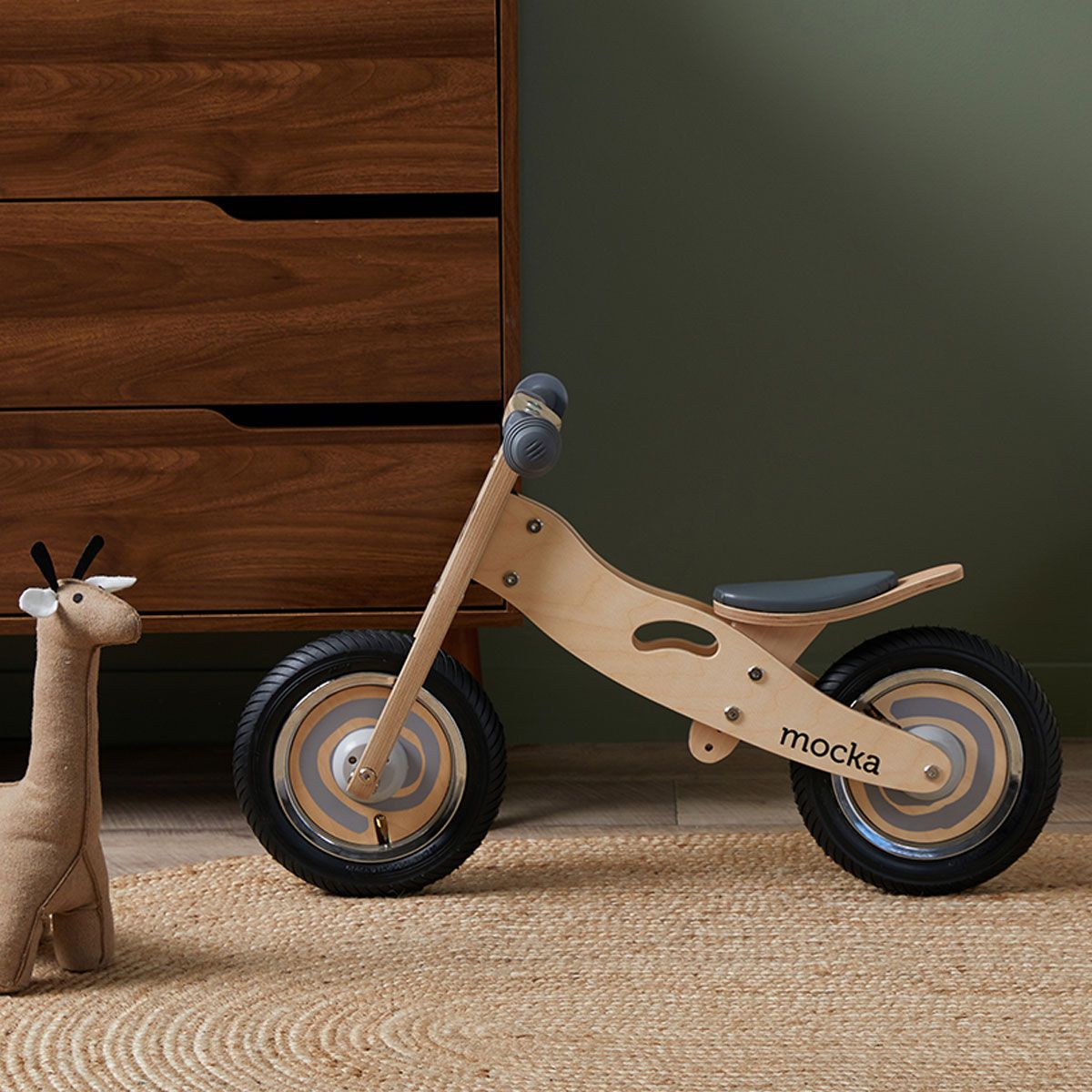 Mocka Mini Urban Balance Bike - Grey | Kids Balance Bike | NZ