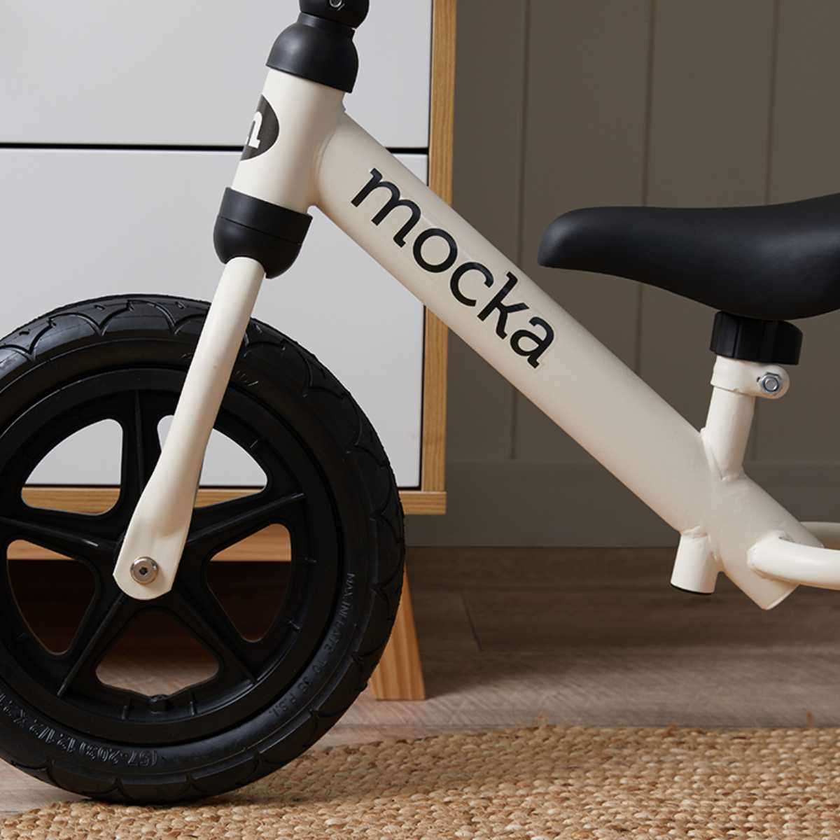 Mocka Rocket Bikes - White | Kids Balance Bikes | Mocka NZ