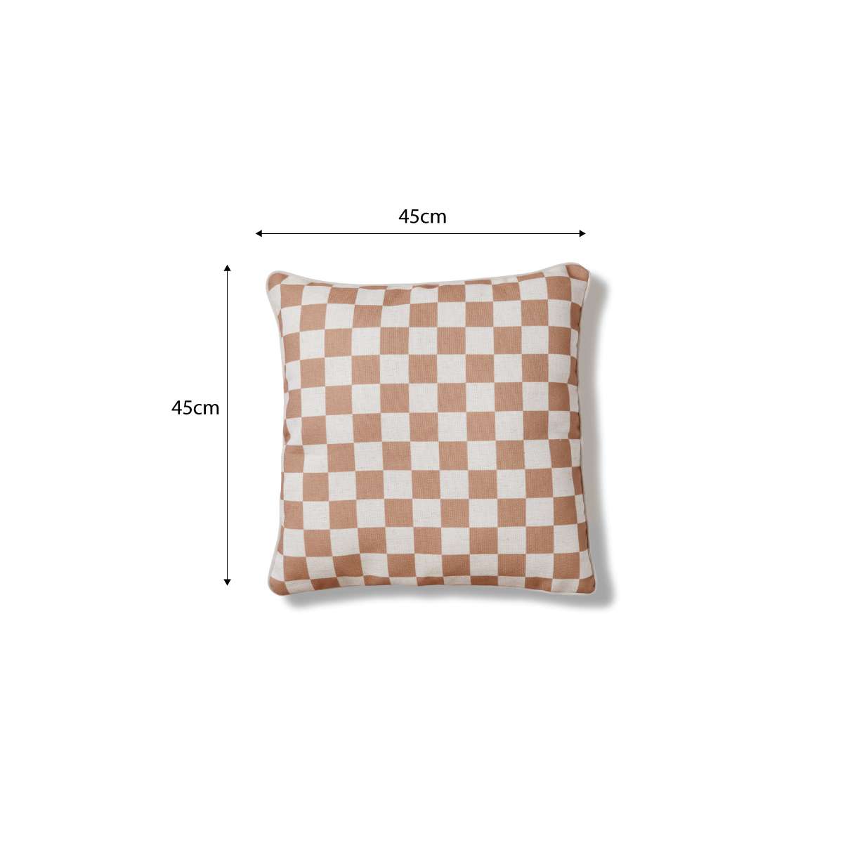 Mocka Check Cushion - Rose Tan | Decor | Mocka NZ