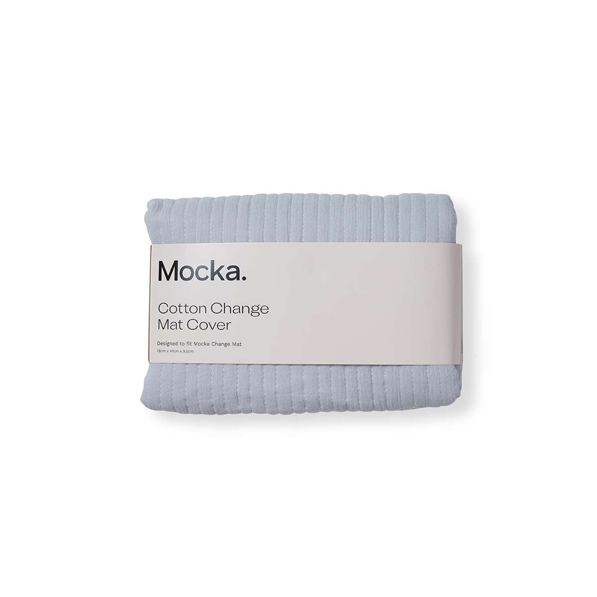 Mocka Cotton Change Mat Cover - Blue - Mocka New Zealand