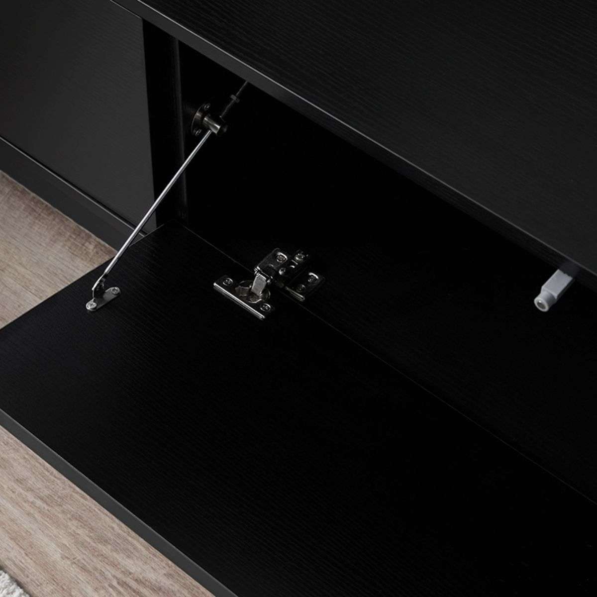 Zander Entertainment Unit - Black | Home Furniture