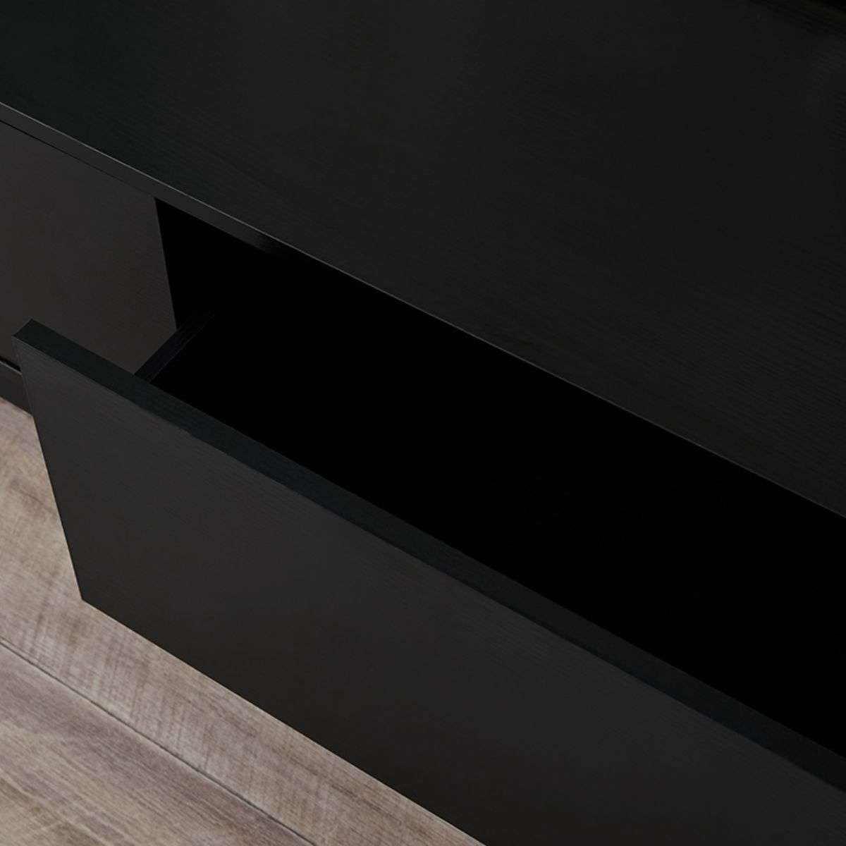 Zander Entertainment Unit - Black | Home Furniture