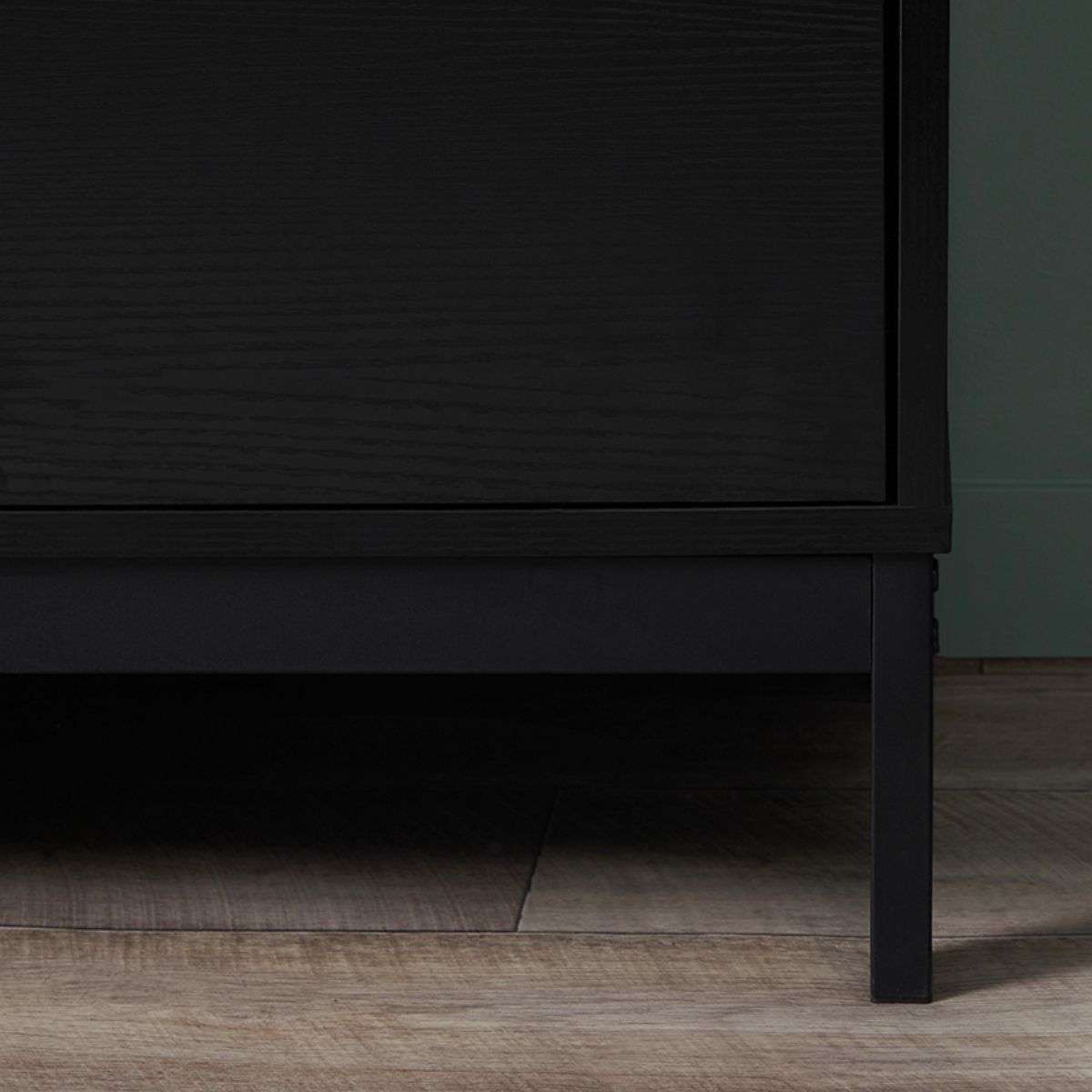 Zander Entertainment Unit - Black | Home Furniture