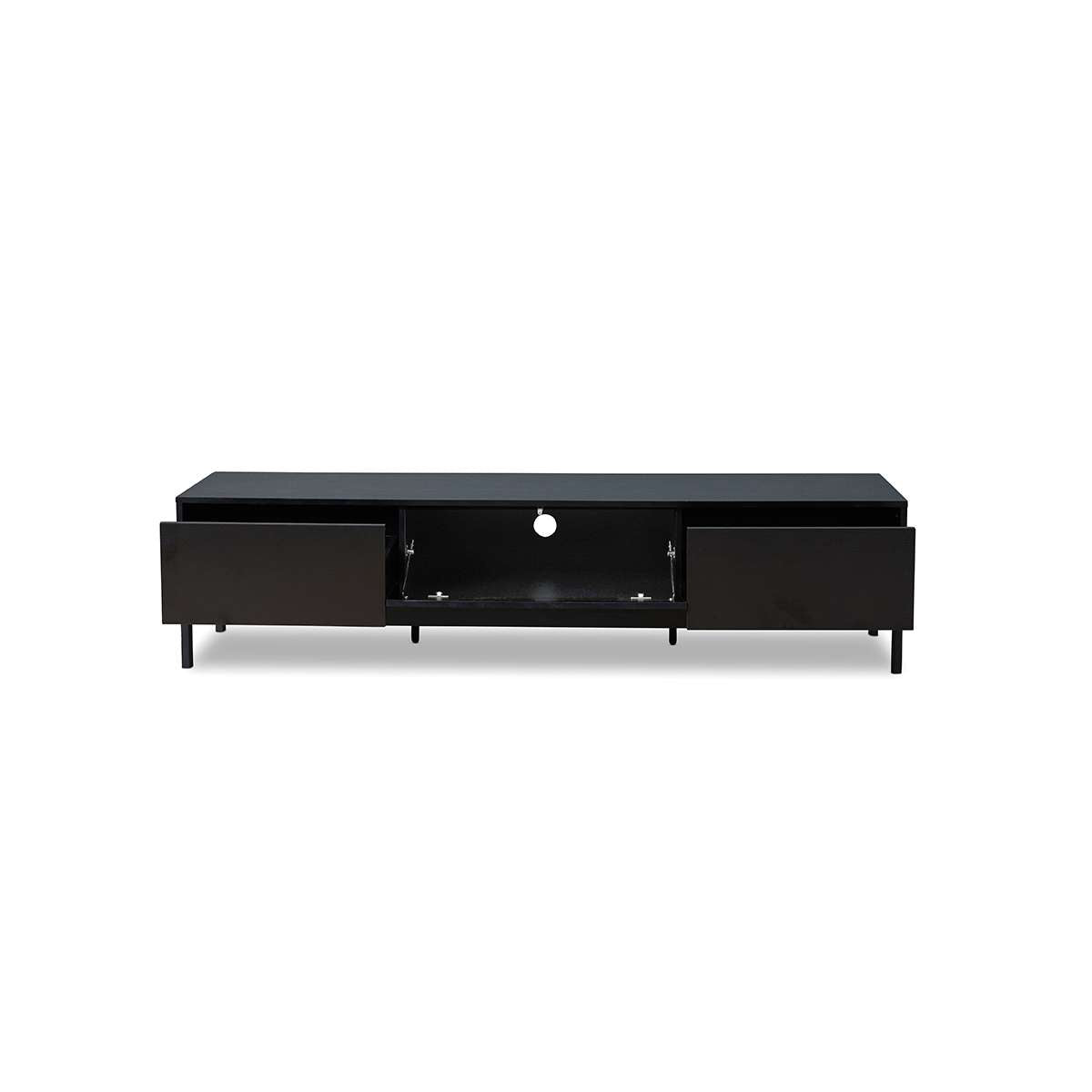 Zander Entertainment Unit - Black | Home Furniture