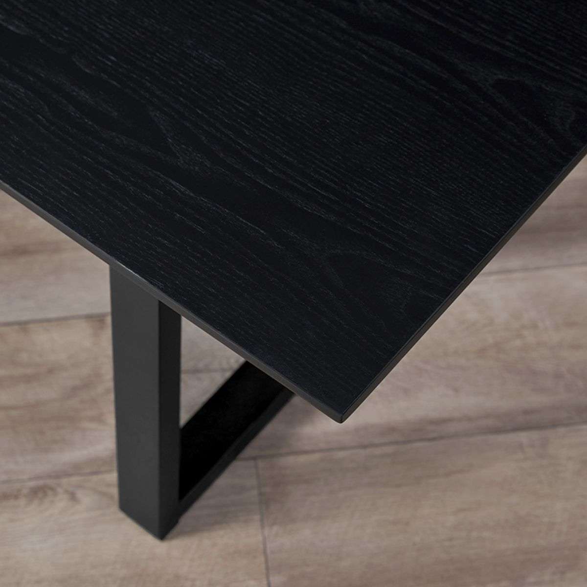 Zander Bench Seat - Black | Dining Furniture | Mocka NZ