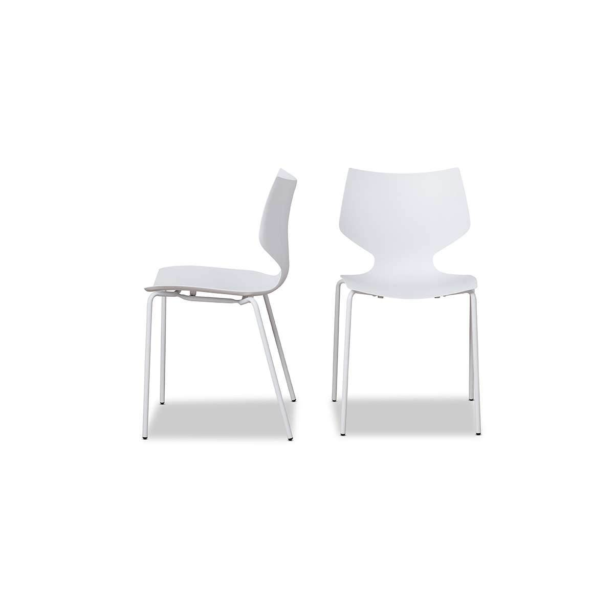 Pia Dining Chair White Set of 2 | Home Furniture | Mocka NZ