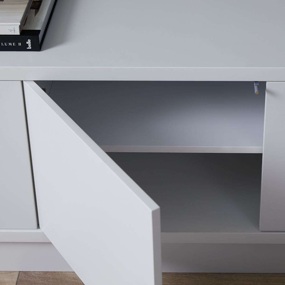 Oslo Entertainment Unit - White | Home Furniture | Mocka NZ