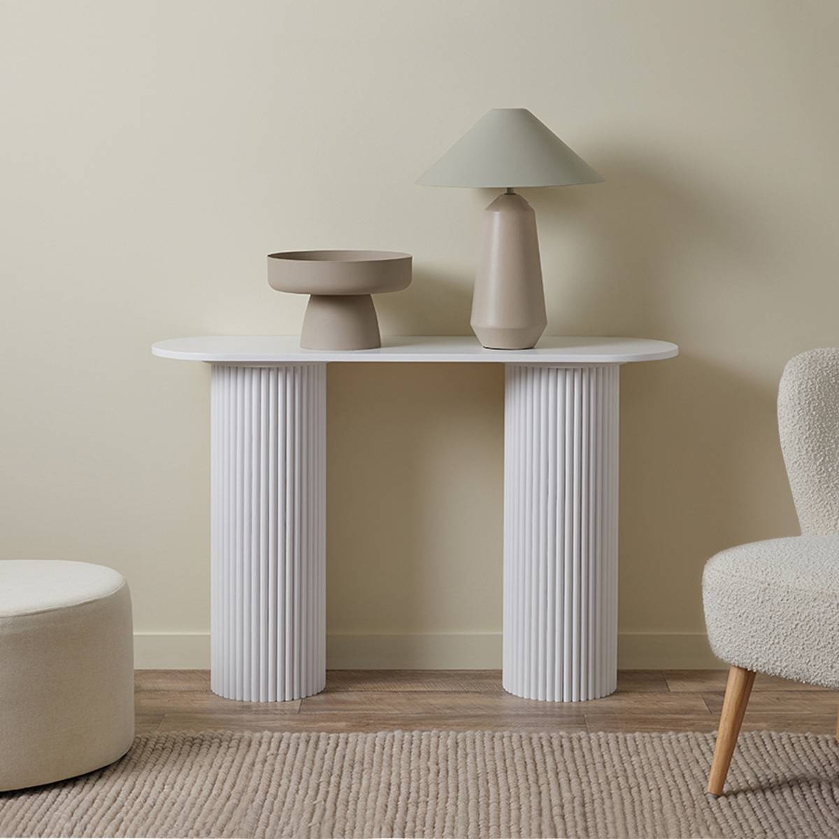 Eve Console Table - White | Home Furniture | Mocka NZ