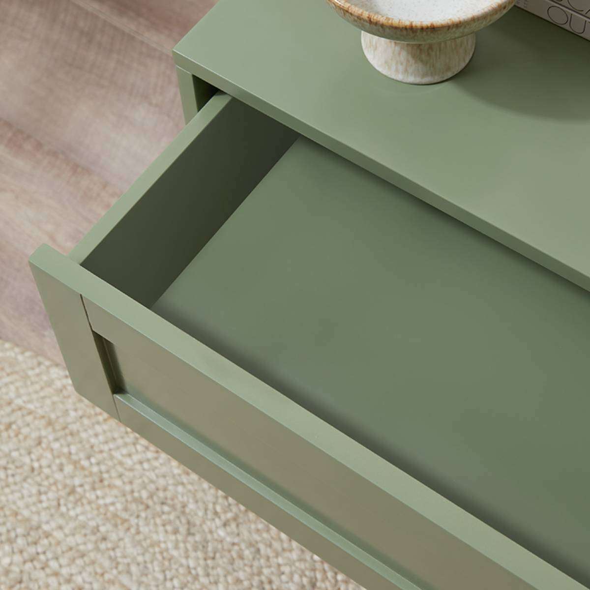 Eros Bedside Table - Sage Green | Bedroom Furniture